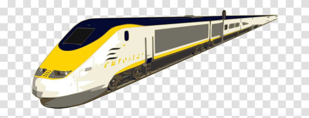 Train Yellow Clipart Eurostar, Transportation, Vehicle, Room, Indoors Transparent Png