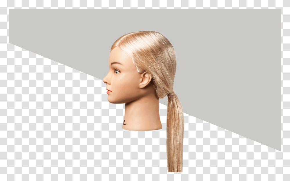 Training Head Jane Blond, Hair, Person, Human, Ponytail Transparent Png