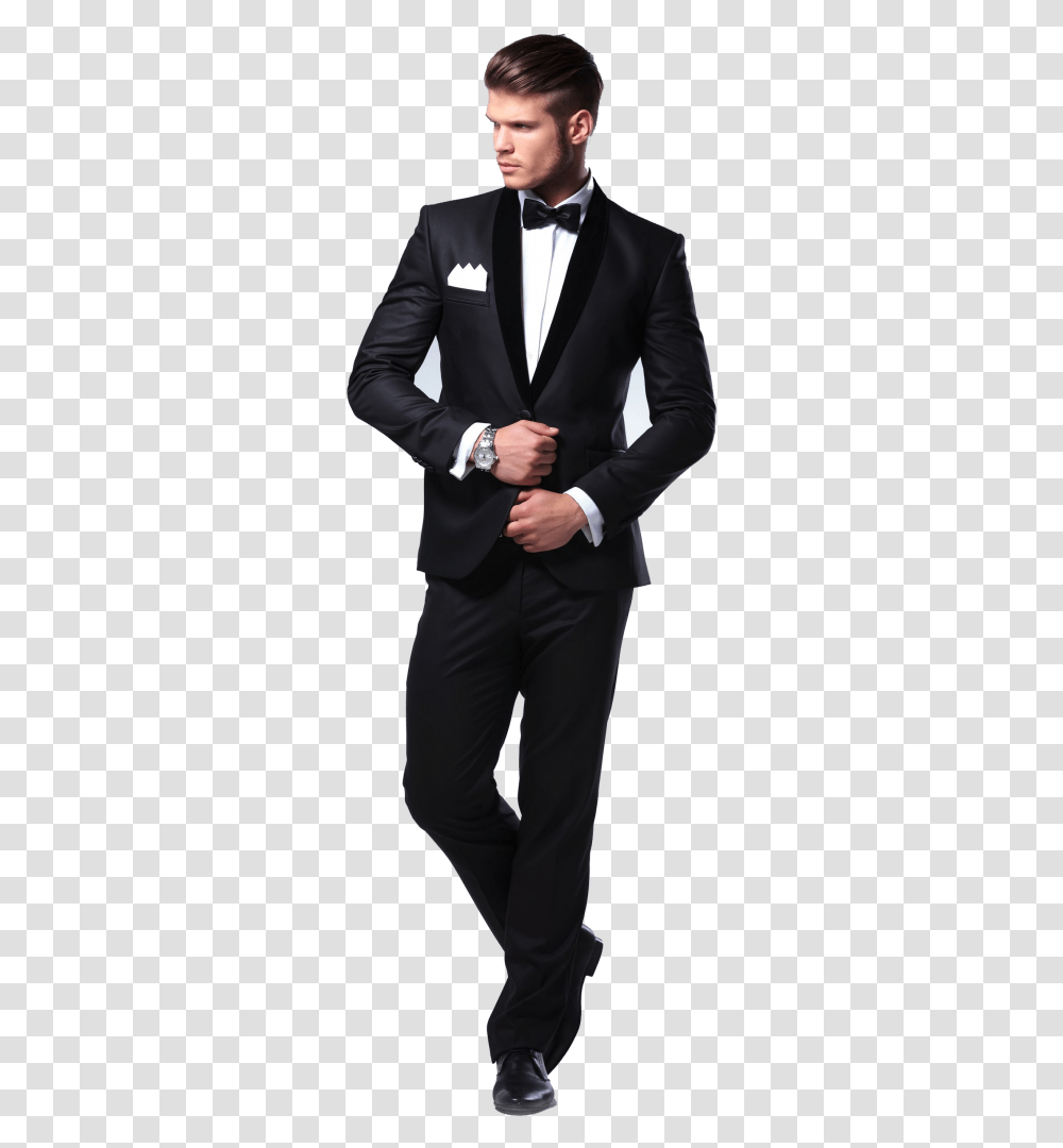 Traje Smoking Image Suit, Overcoat, Clothing, Apparel, Tuxedo Transparent Png