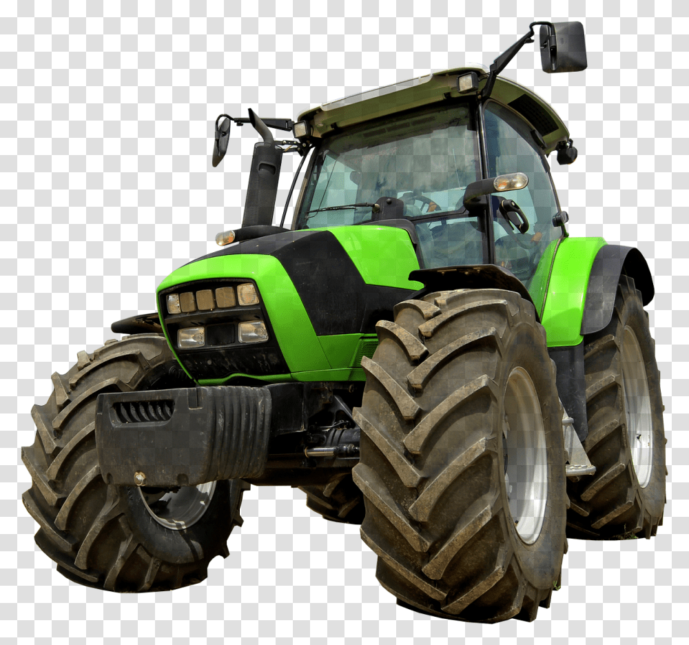 Traktor Grn, Tractor, Vehicle, Transportation, Bulldozer Transparent Png