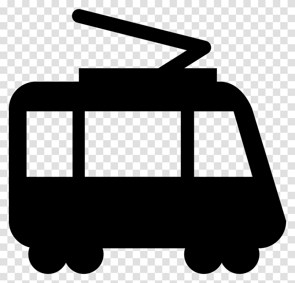 Tram, Transport, Silhouette, Stencil Transparent Png