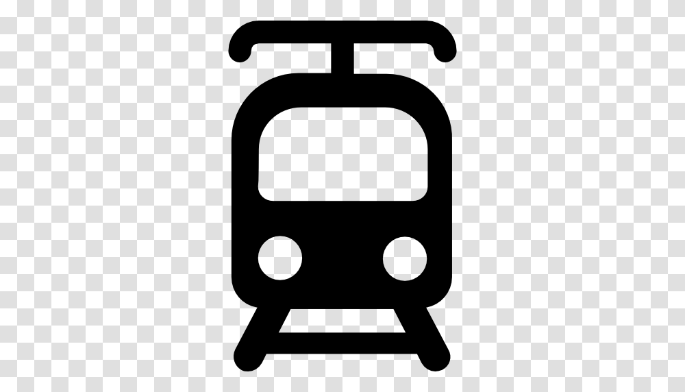 Tram, Transport, Stencil Transparent Png