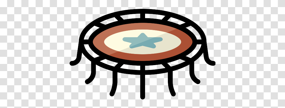 Trampoline Icon Illustration, Soil, Frisbee, Toy Transparent Png