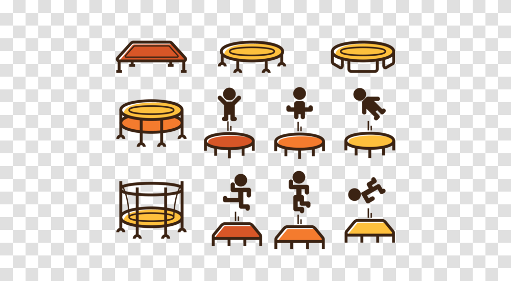 Trampoline Icon Vector, Lighting, Furniture, Tabletop, Lamp Transparent Png