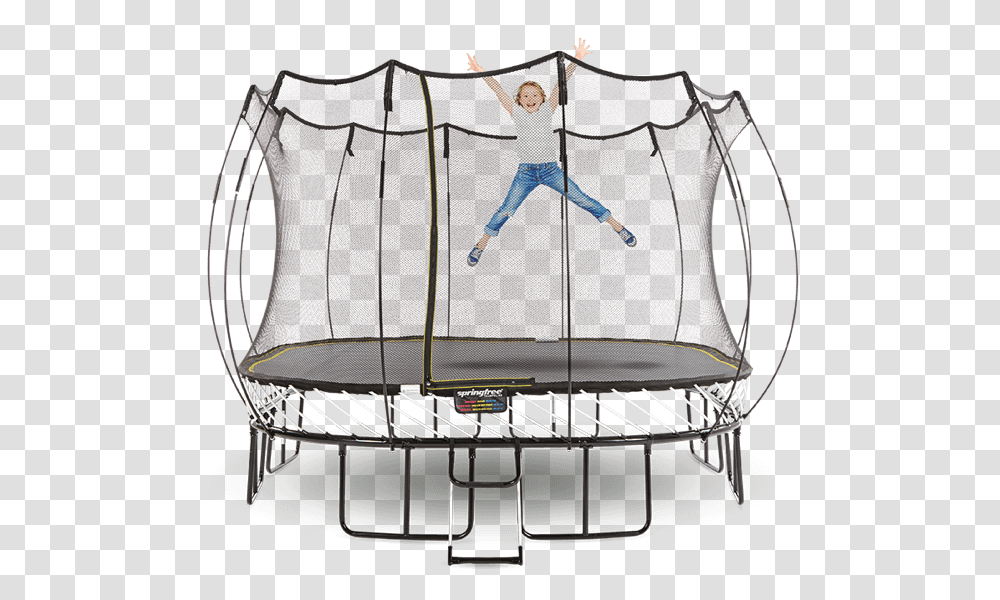 Trampoline, Sport, Person, Human, Crib Transparent Png