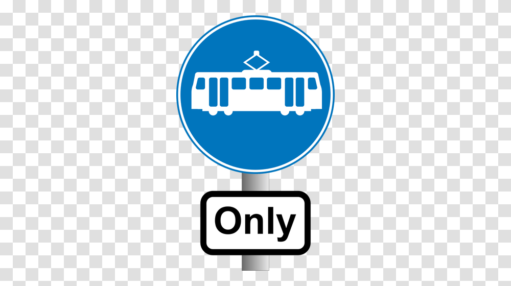 Trams Road Sign, Logo, Trademark Transparent Png