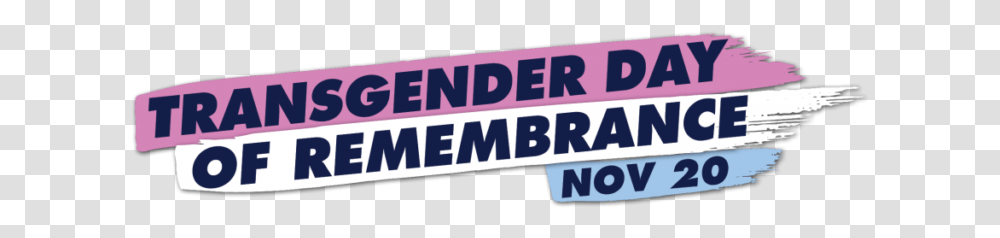 Trans Day Of Remembrance 2019 List, Word, Logo Transparent Png