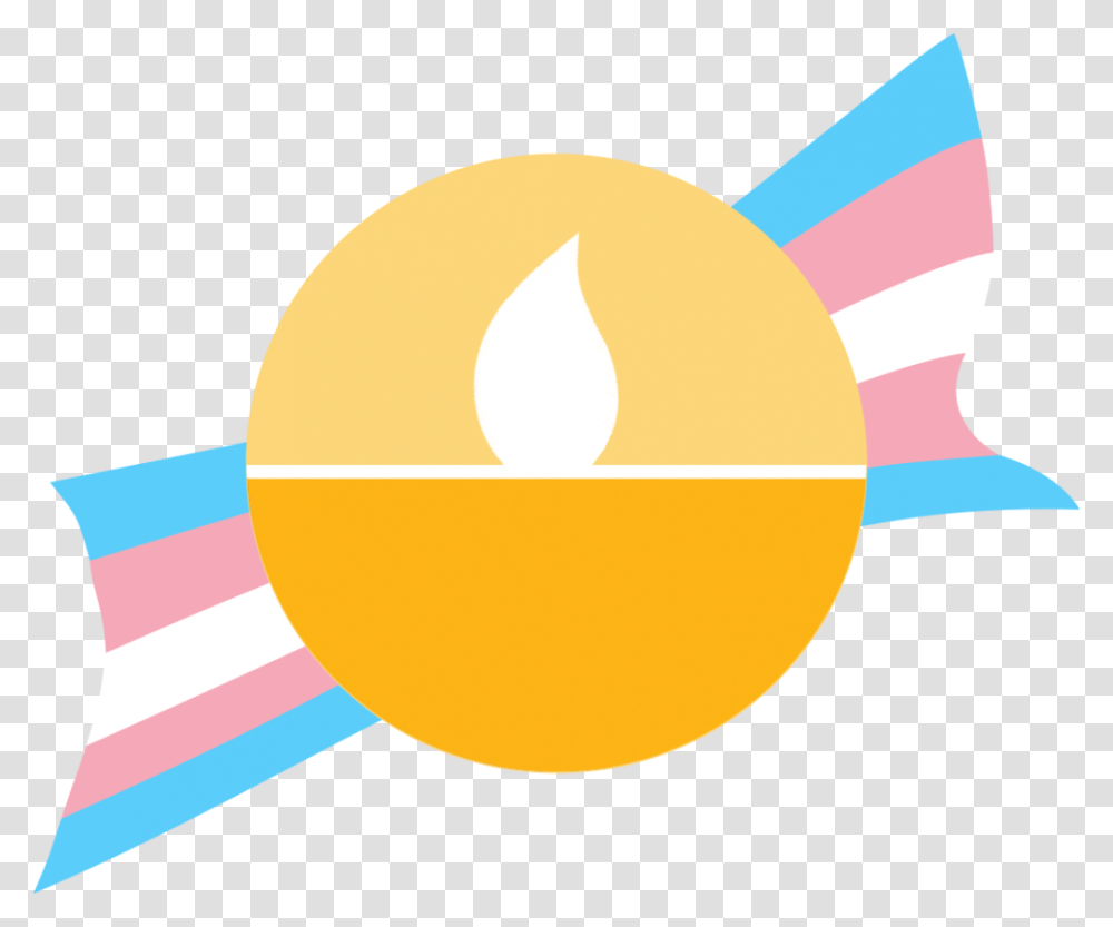 Trans Flag Circle, Balloon, Candle, Fire, Flame Transparent Png