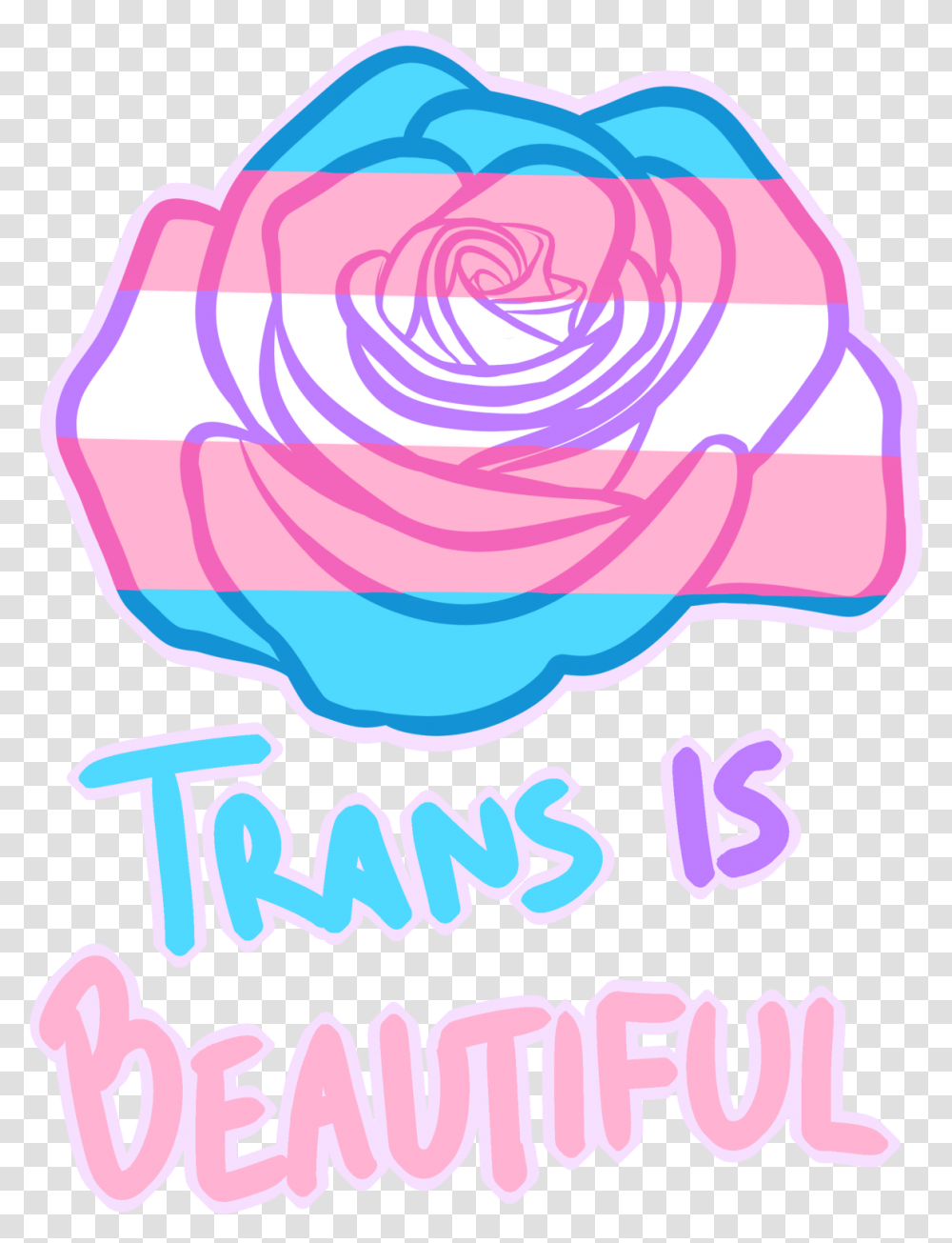 Trans Is Beautiful, Purple, Label, Icing Transparent Png