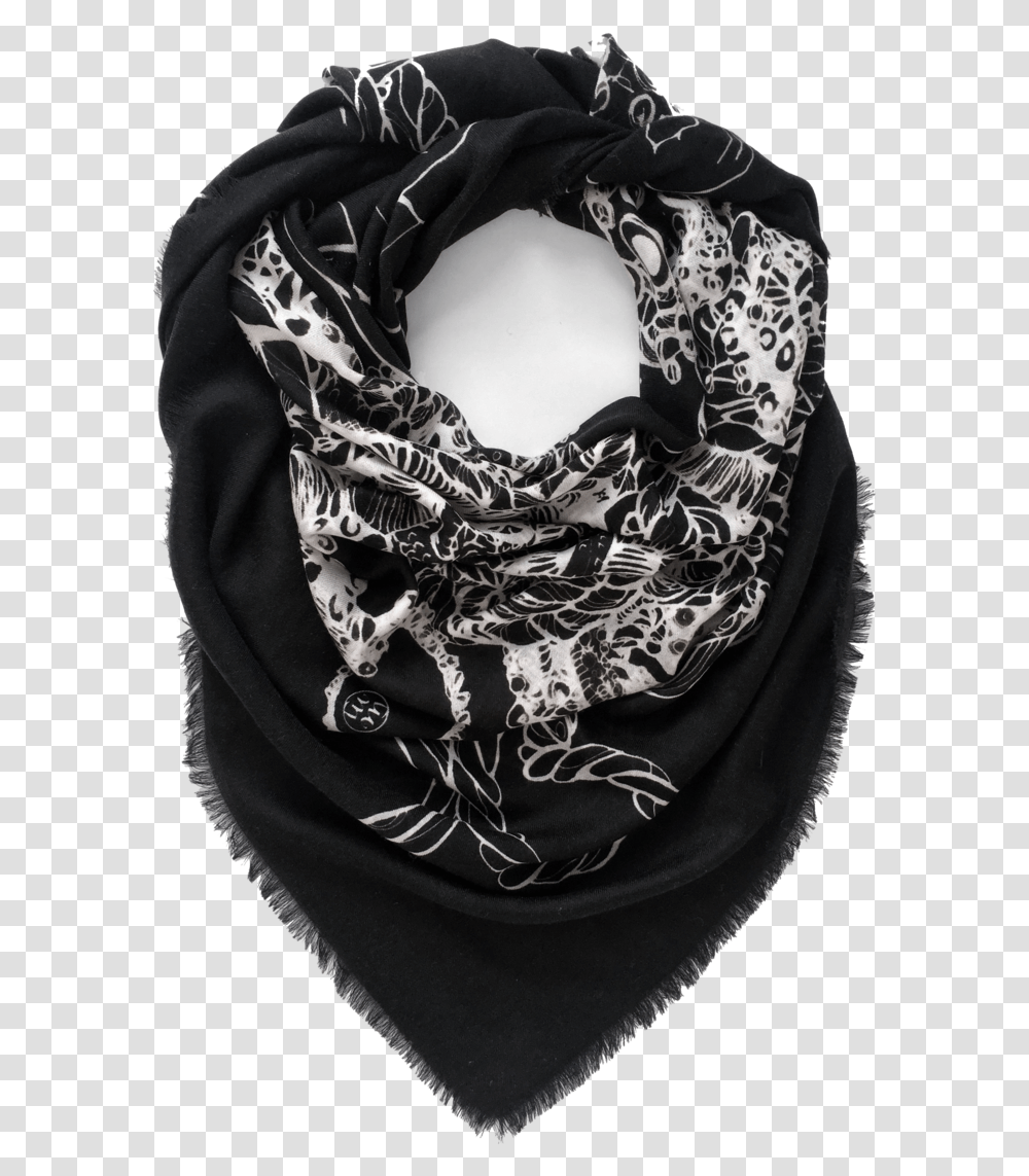 Transfigurationtied Scarf, Apparel, Stole, Person Transparent Png