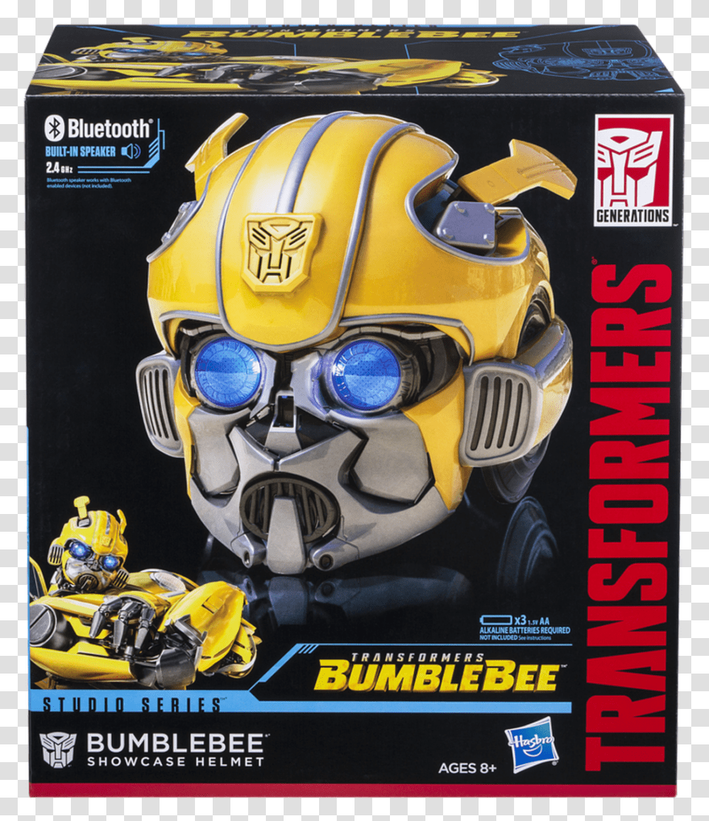 Transformers Bumblebee The Bumblebee Movie Toys, Helmet, Advertisement, Poster, Flyer Transparent Png