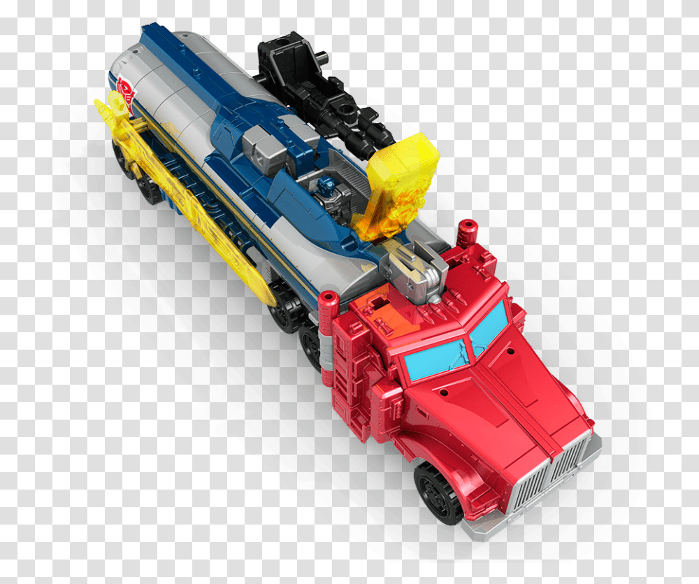 Transformers G1 Download Titans Return Optimus Prime Voyager, Transportation, Vehicle, Toy, Truck Transparent Png