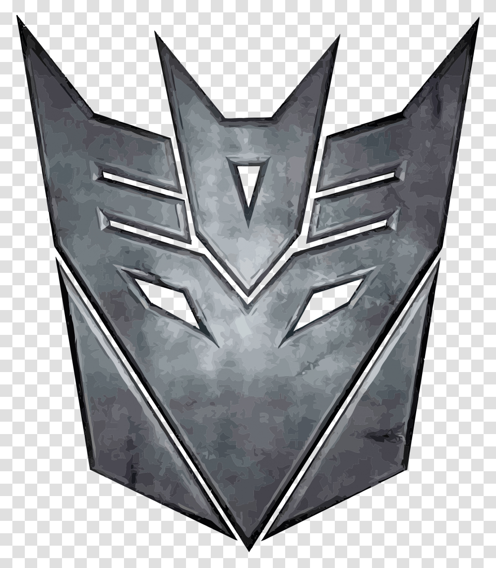 Transformers Logo Image Decepticons Logo, Symbol, Cross, Emblem, Crystal Transparent Png
