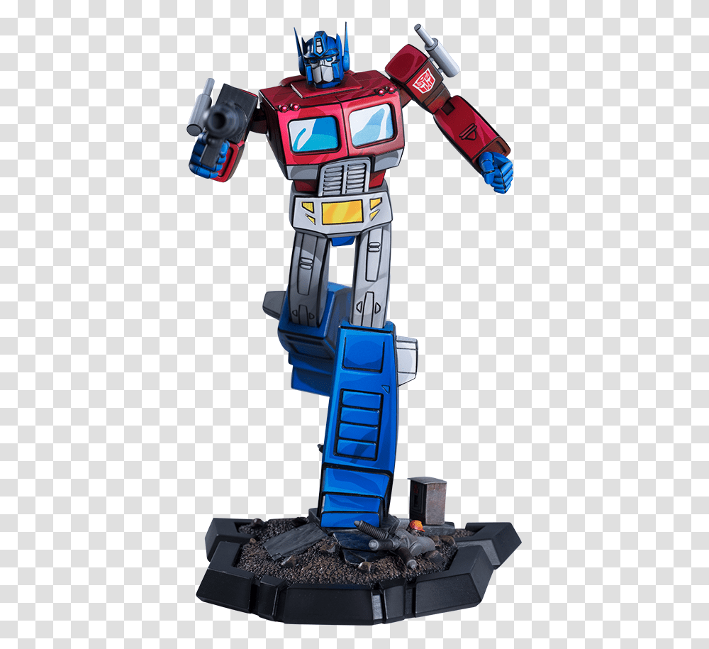 Transformers Optimus Prime Statue, Toy, Robot Transparent Png
