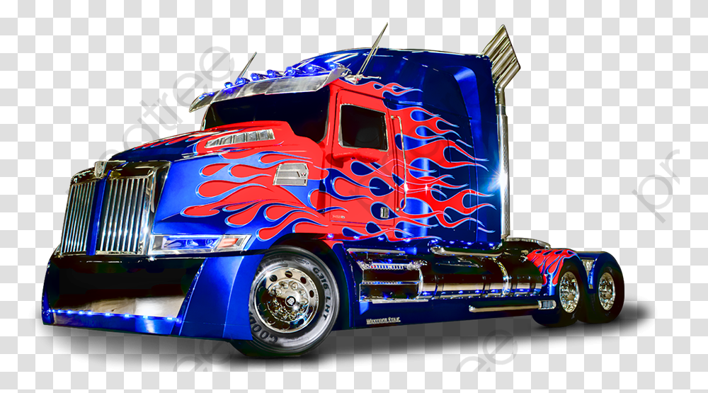 Transformers Prime, Trailer Truck, Vehicle, Transportation, Wheel Transparent Png
