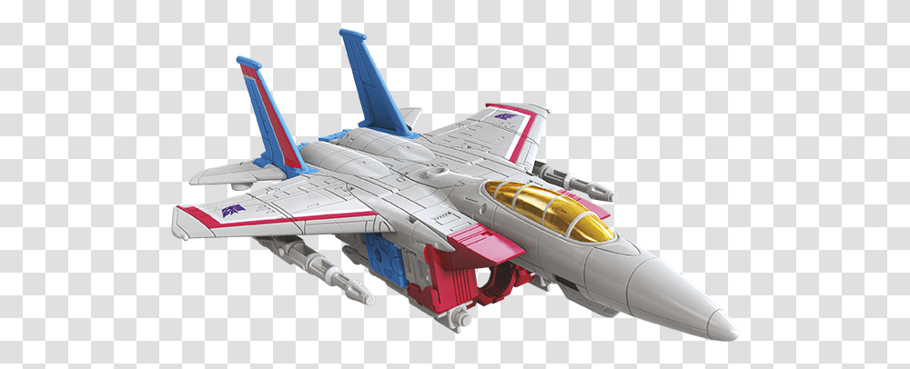 Transformers War For Cybertron Earthrise Voyager Starscream, Airplane, Aircraft, Vehicle, Transportation Transparent Png
