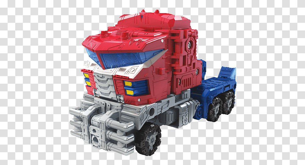 Transformers War For Cybertron Siege Leader Optimus, Toy, Transportation, Vehicle, Truck Transparent Png