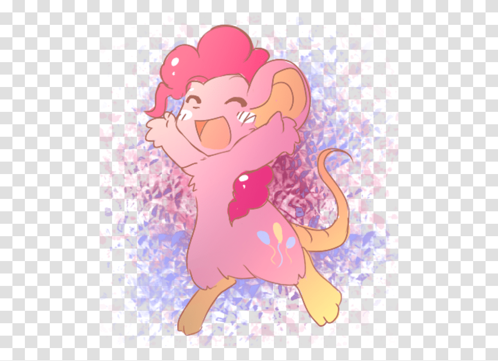 Transformice Pinkie Pie Rainbow Dash Pony Pink Cartoon Cartoon, Floral Design, Pattern, Person Transparent Png