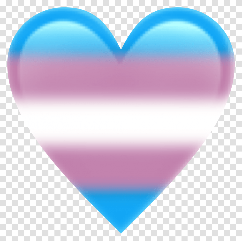 Transgender Lgbt Heart Trans Freetoedit Trans Heart, Balloon Transparent Png
