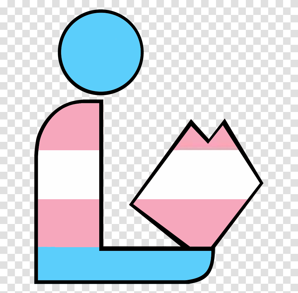 Transgender Pride Library Logo Trans Pride Library, Triangle, Metropolis Transparent Png