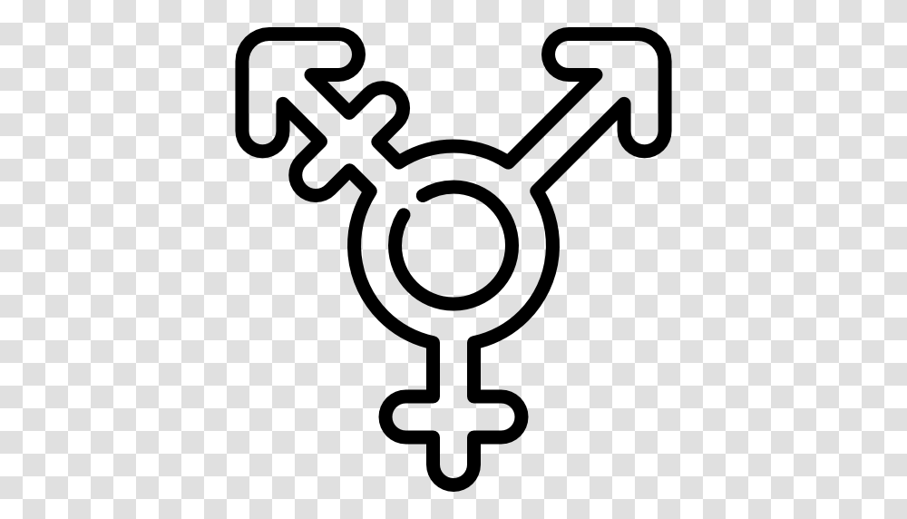 Transgender, Stencil, Hand, Hook Transparent Png