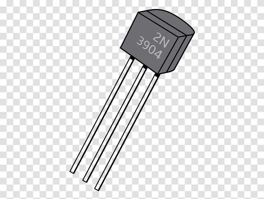 Transitsor Tht Transistor Electronics Bjt 2n3904 Clipart Image Of Transistor, Nature, Outdoors, Alphabet Transparent Png