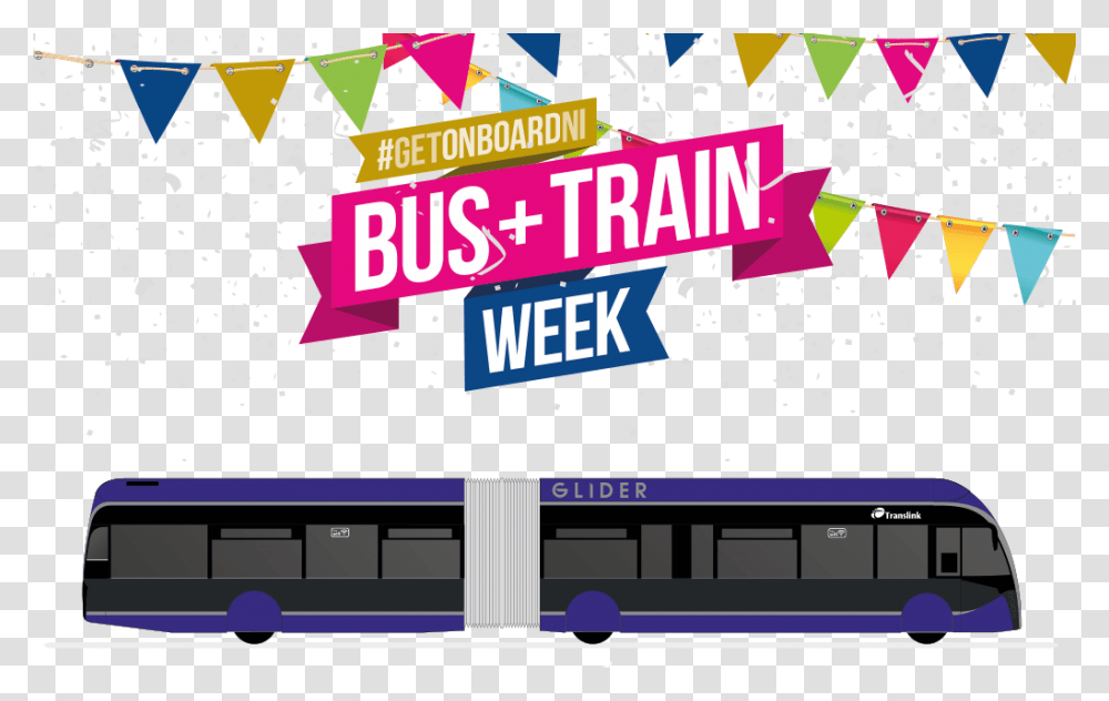 Translink Bus And Train Week Clipart Download Translink Bus And Train Week, Advertisement, Poster, Flyer, Paper Transparent Png