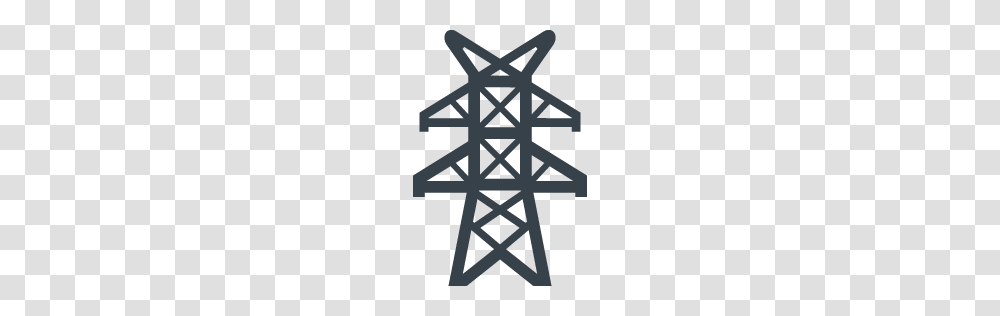 Transmission Line Free Icon Free Icon Rainbow Over, Cross, Cable, Star Symbol Transparent Png