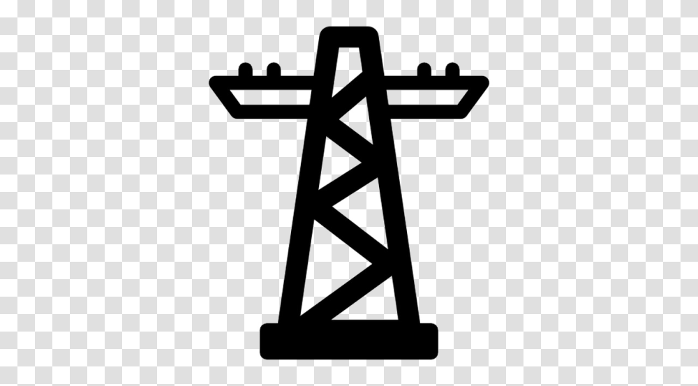 Transmission Tower Clipart, Cross, Silhouette, Word Transparent Png