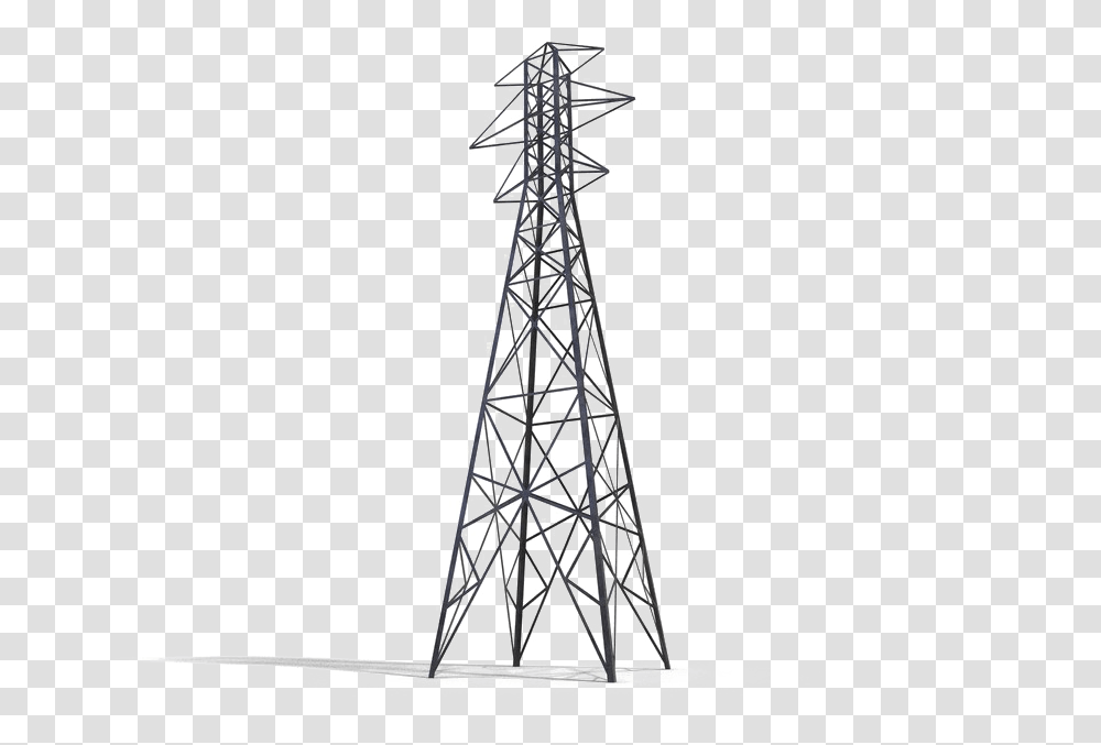 Transmission Tower Hd Transmission Line Tower, Cable, Spire, Architecture, Building Transparent Png