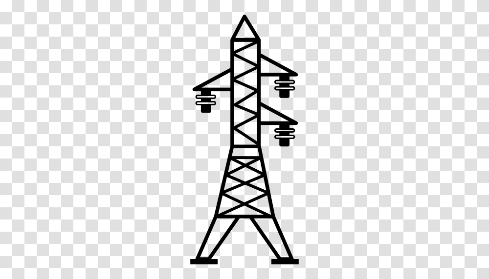 Transmission Tower Image, Electric Transmission Tower, Power Lines, Cable, Cross Transparent Png