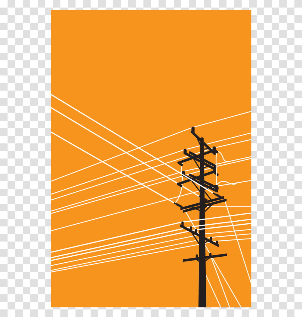 Transmission Tower, Utility Pole, Power Lines, Cable, Electric Transmission Tower Transparent Png