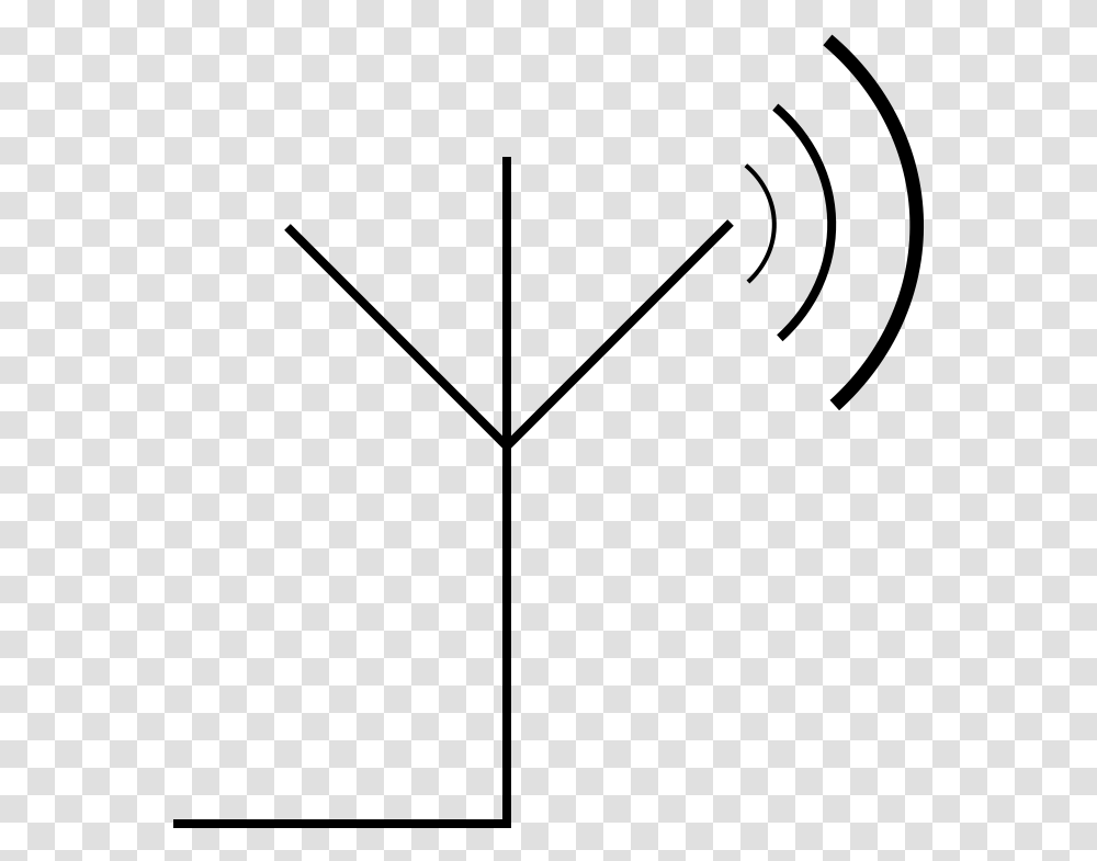 Transmitting Antenna Symbol Line Art, Gray, World Of Warcraft Transparent Png