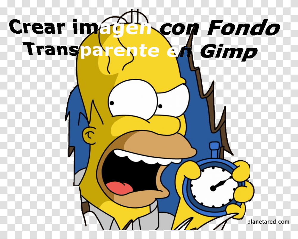 Transparencia Con Gimp Simpsons Treehouse Of Horror V, Label Transparent Png