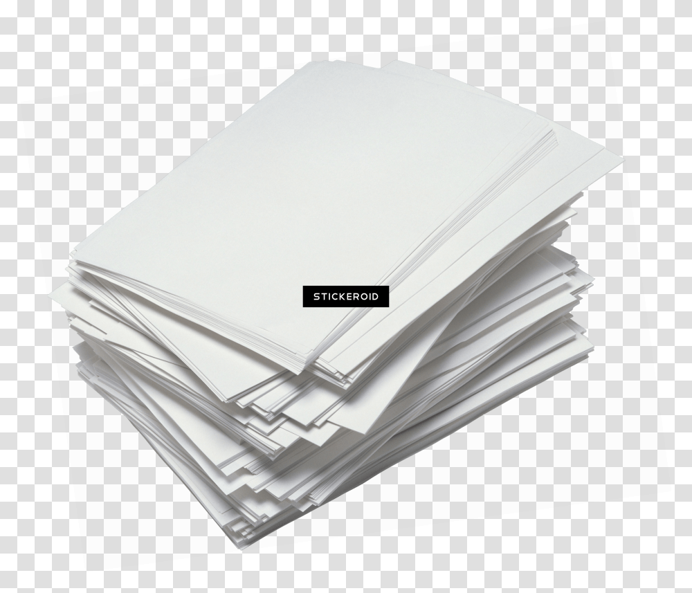 Transparency Pile Of Paper, Book, Napkin Transparent Png