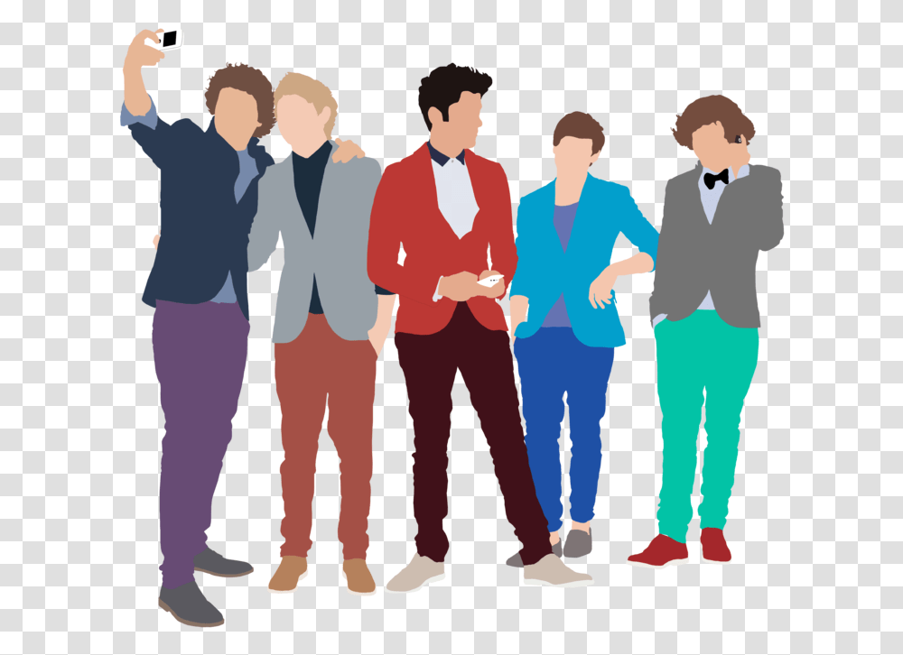 Transparents One Direction In X Factor, Standing, Person, Long Sleeve, Clothing Transparent Png