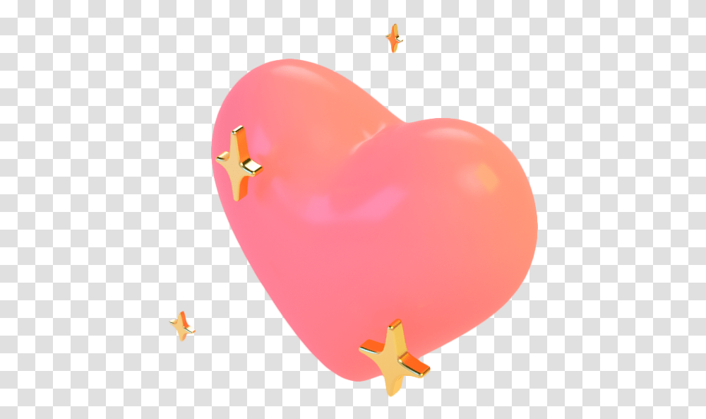 Transparentsticker Blgsoft Grunge Blg Gif Heart 3d Aesthetic, Balloon Transparent Png