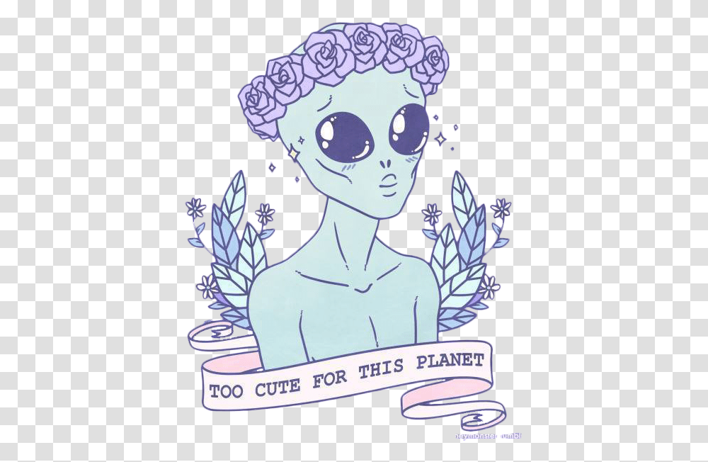 Transparentsticker Blgsoft Grunge Blg Too Cute For This Planet, Drawing, Poster Transparent Png