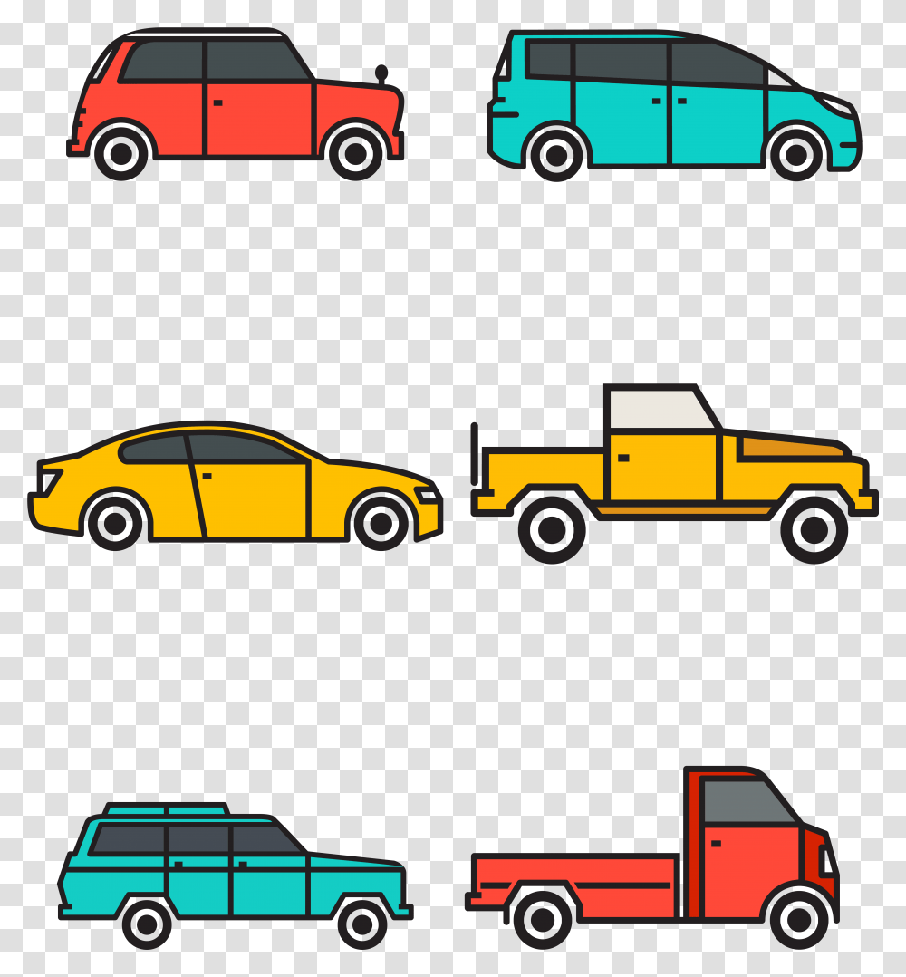 Transport Colorful Car Vector And Image Car Vector Hd, Vehicle, Transportation, Automobile, Truck Transparent Png