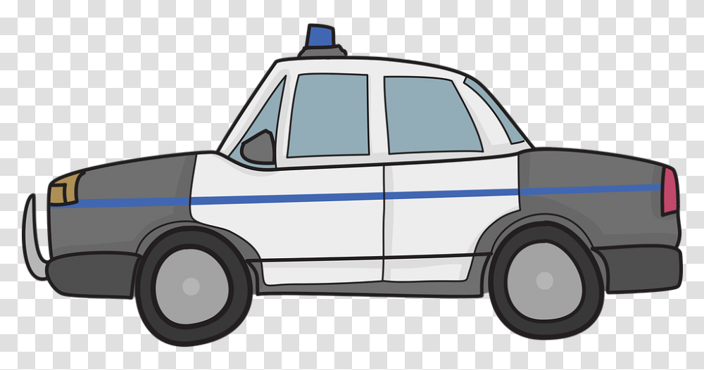 Transport Police Car Free Vector Graphic On Pixabay Police Car Cartoon, Vehicle, Transportation, Automobile, Van Transparent Png