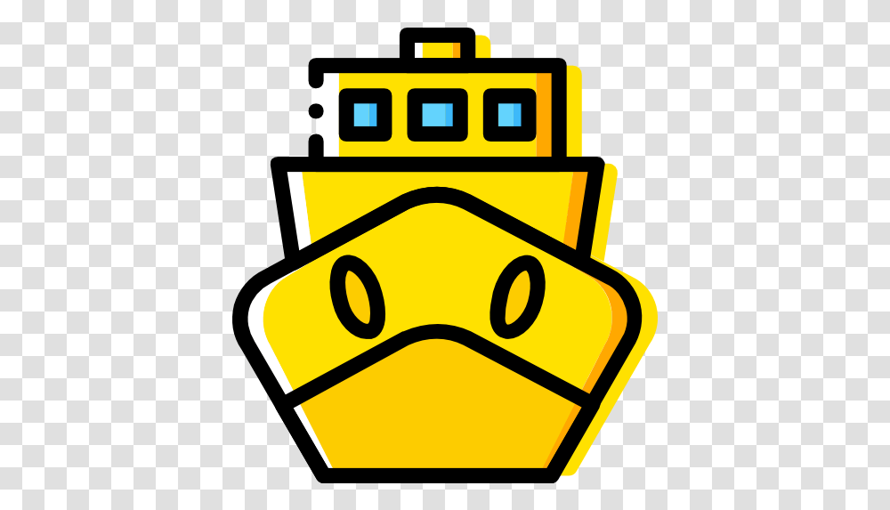 Transport Ship Cruise Yacht Transportation Boat Ships Icon Cruise Ship Gold, Pac Man, Light, Sign Transparent Png