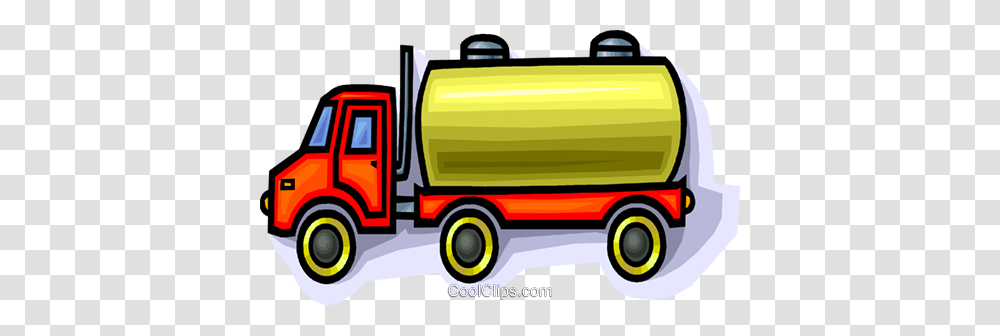 Transport Truck Royalty Free Vector Clip Art Illustration, Fire Truck, Vehicle, Transportation, Trailer Truck Transparent Png
