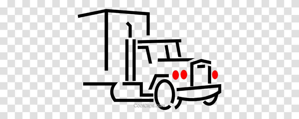 Transport Truck Royalty Free Vector Clip Art Illustration, Vehicle, Transportation, Cross Transparent Png