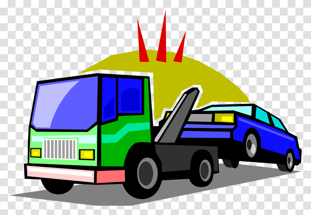 Transport Your Car Home Tow Truck Towing Car Clip Art, Vehicle, Transportation, Fire Truck, Metropolis Transparent Png