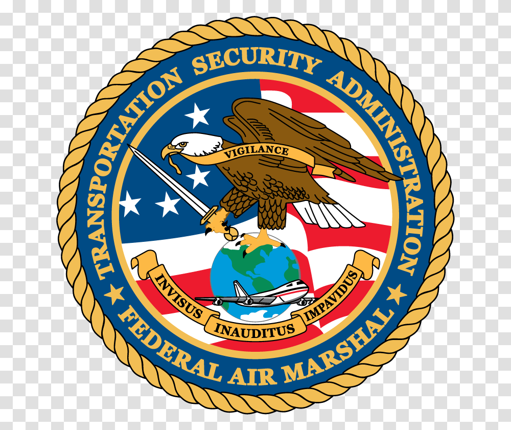 Transportation Security Administration Federal Air Federal Gold Seal, Logo, Symbol, Trademark, Badge Transparent Png