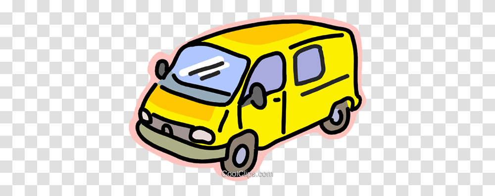Transportation Van Royalty Free Vector Clip Art Illustration, Car, Vehicle, Automobile, Taxi Transparent Png