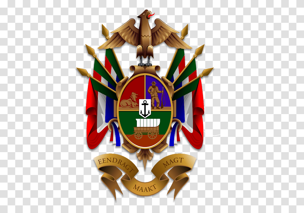 Transvaal Coat Of Arms Dutch Reformed Church In South Africa, Emblem, Costume, Person Transparent Png