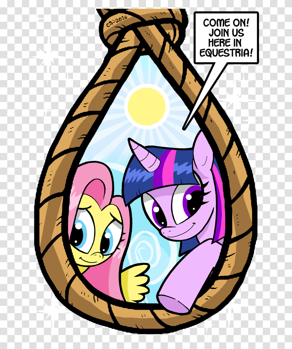 Trap Clipart Noose Come Join Us In Equestria, Poster, Advertisement, Doodle, Drawing Transparent Png