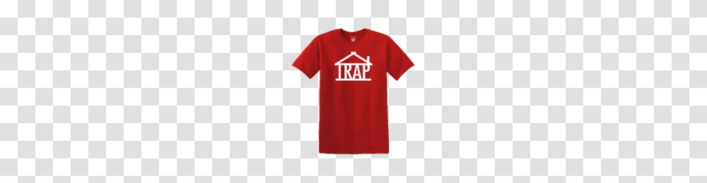 Trap House Logo T Shirt, Apparel, T-Shirt, Sleeve Transparent Png