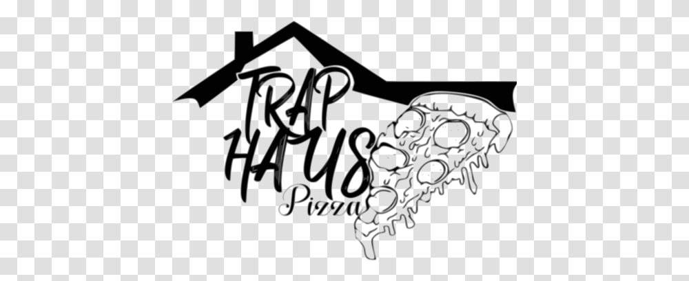 Trap House Pizza Lansing Order Delivery Online From Your, Label, Calligraphy, Handwriting Transparent Png